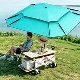 2.6M Octagonal Fishing Umbrella – Large Outdoor Sunshade & Beach Parasol