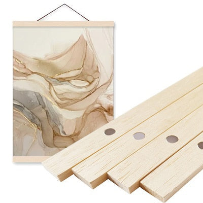 NNEOBA Magnetic Wooden Picture Hanger Frames