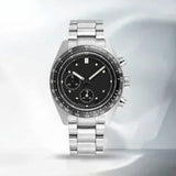 NNEOBA Series Men's Stainless Steel Mechanical Watch (Black)