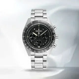 NNEOBA Series Men's Stainless Steel Mechanical Watch (Black)