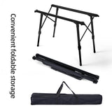 NNEOBA Multifunctional IGT Camping Table Adjustable Aluminum Alloy Black