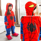 NNEOBA Spider-Man Coral Fleece Kids Pajamas