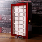 24-Slot Wooden Watch Storage Box – Large Capacity Watch & Jewelry Organizer Display Case