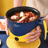 NNEOBA Multifunction Mini Electric Rice Cooker and Saucepan