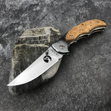 NNEOBA Professional Mini EDC Pocket Knife Brown