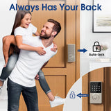 NNEOBA Smart Door Lock Keyless Entry Touchscreen