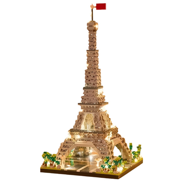 NNEOBA LED Eiffel Tower Micro Mini Building Blocks Set