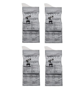 NNEOBA 4PCS Outdoor Emergency Urine Bag