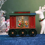 Christmas Train LED Snow Globe Lantern