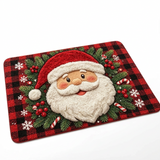 Festive Christmas Santa Hat Doormat Non-Slip