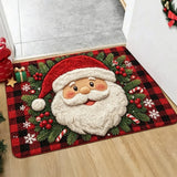 Festive Christmas Santa Hat Doormat Non-Slip