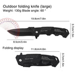 NNEOBA High-Hardness Folding Knife Black