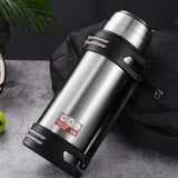 NNEOBA 1.6L Stainless Steel Thermos Bottle Silver