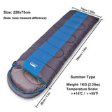 NNEOBA 4-Season Camping Sleeping Bag Lightweight Envelope Style