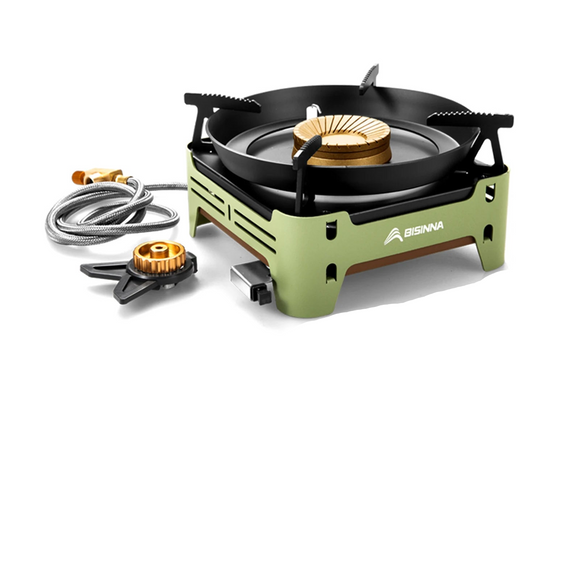 NNEOBA Camping Gas Stove Cassette Furnace Green