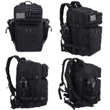 NNEOBA 45L Tactical Backpack with Built-In Cooler Black