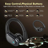 NNEOBA Wireless Sports Bluetooth Earbuds HiFi Sound with Mic