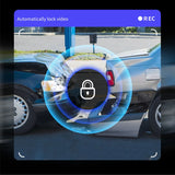 NNEOBA Ultra HD Mini Stealth Dash Cam Night Vision Black