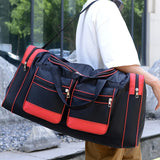NNEOBA Multi-Pocket Travel Gym Duffel Bag Red