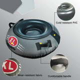 NNEOBA Winter Sports Inflatable Snow Tube with Nylon Cover