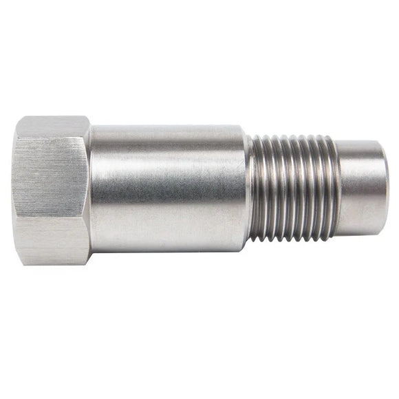 NNEOBA 2PCS O2 Sensor Spacer Adapter–M18x1.5 Catalyst CEL Fix Silver