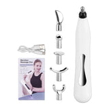 NNEOBA USB Rechargeable Laser Acupuncture Pen Meridian Energy Massager White