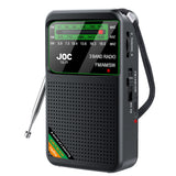 NNEOBA Portable Radio with HD Display Black