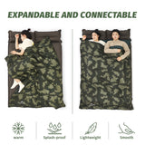 NNEOBA Camping Sleeping Bag Forest Pattern Camouflage