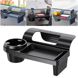 NNEOBA Multifunctional Car Side Door Hanging Organizer with Cup Holder Black
