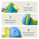 NNEOBA Baby Crawling Toys Musical Elephant