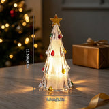 Set of 3 Crystal-Style Christmas Tree Night Lights – Mini