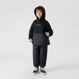 NNEOBA Boys Winter Fashion Stitching Quilted Sports Suit