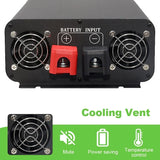 NNEOBA 2000W Pure Sine Wave Inverter 12V to 220V DC-AC Converter