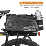 NNEOBA 8.6L Hard Shell Waterproof Bicycle Trunk Bag Black