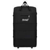 NNEOBA Expandable Travel Backpack with Wheels Black