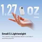 NNEOBA Thumb-Size WiFi Mini Camera  Action Cam with 32GB White