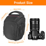 NNEOBA DSLR Camera Shoulder Bag Crossbody Black