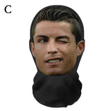 Funny Full Face Mask 3D Printed Celebrity Face Masks Elastic Mesh Halloween Cosplay Party Props Balaclava Headcovers