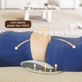 NNEOBA Electric Lumbar Traction Massager Back And Waist Spine Support White