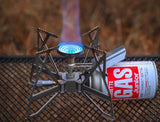 NNEOBA Butterfly Folding Gas Stove Silver