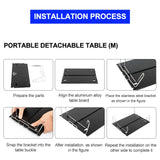 NNEOBA Ultra-Light Foldable Camping Table - Portable