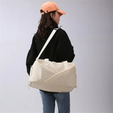 NNEOBA Lightweight Leisure Travel Bag Off White