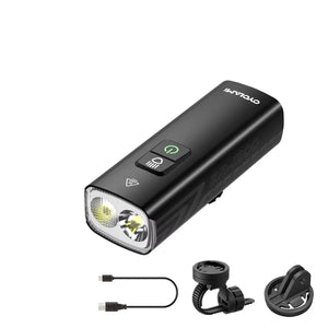 NNEOBA Multi-Function Bike Front Light Black