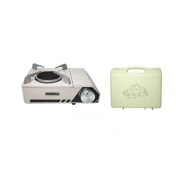NNEOBA Infrared Camping Stove –Gas Burner with Carry Box White