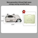 NNEOBA Infrared Camping Stove –Gas Burner with Carry Box White