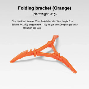 NNEOBA Foldable Stove Gas Canister Holder Tripod Bracket for Outdoor