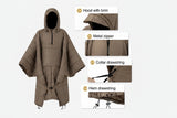 Wearable Camping Hooded Blanket