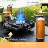 NNEOBA 4200W Camping Gas Stove Black