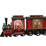 Christmas Train LED Snow Globe Lantern
