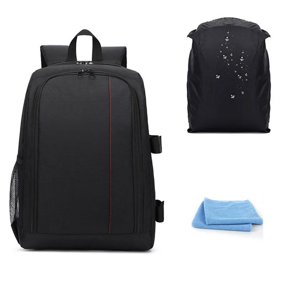 NNEOBA Outdoor Camera Backpack Waterproof Black